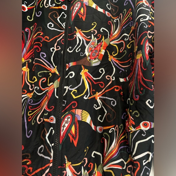 Colorful Patterned Women's Jacket - Picture 7 of 8